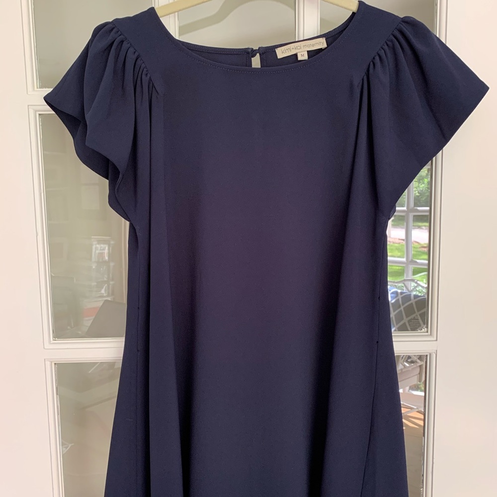 Nordstrom Kimi and Kai navy maternity top size M medium